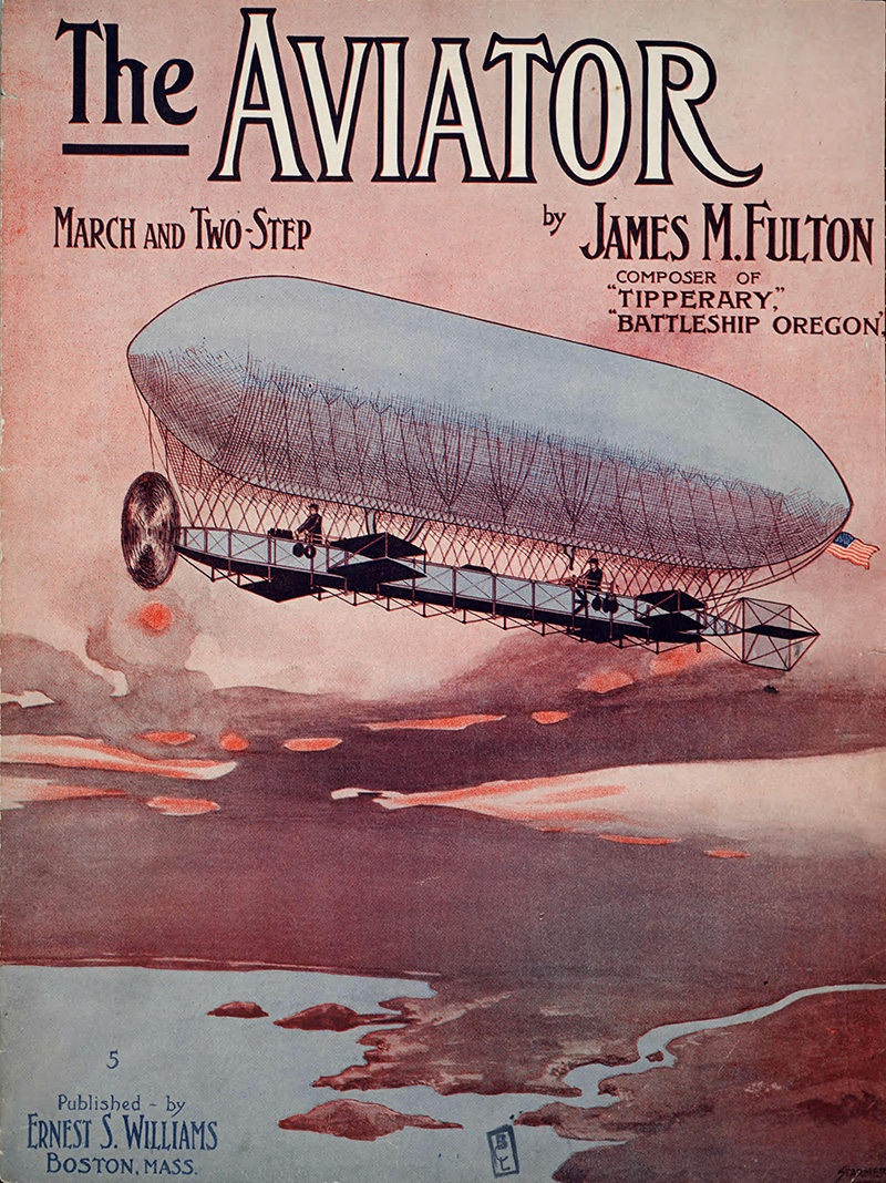 Illustration for article titled 30 Hundred-Year-Old Sheet Music Covers Celebrating the Joy and Thrill of Flight
